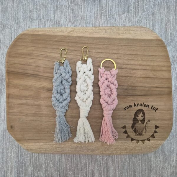 Sleutelhanger macrame