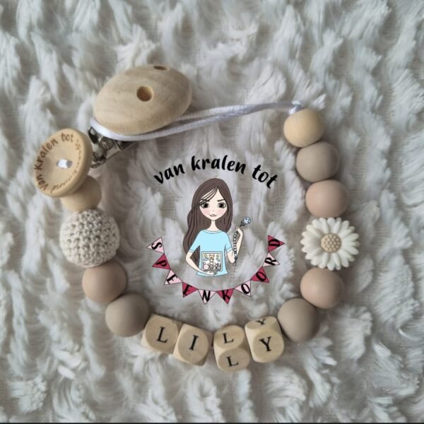 Speenkoord Lily taupe