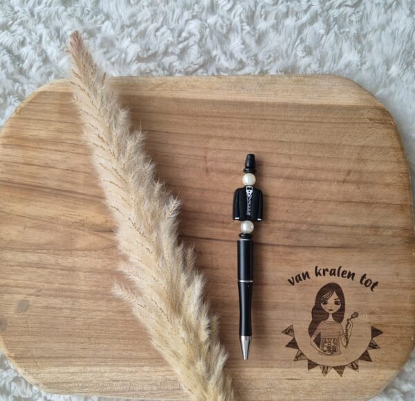Pen zwart bruidegom
