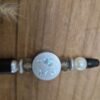 Pen zwart, zilveren mom/dad