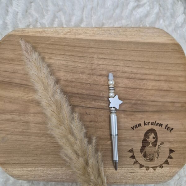 Pen zilveren ster