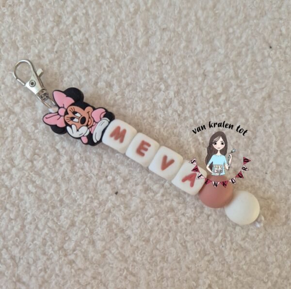 Sleutelhanger/tashanger Minnie Mouse