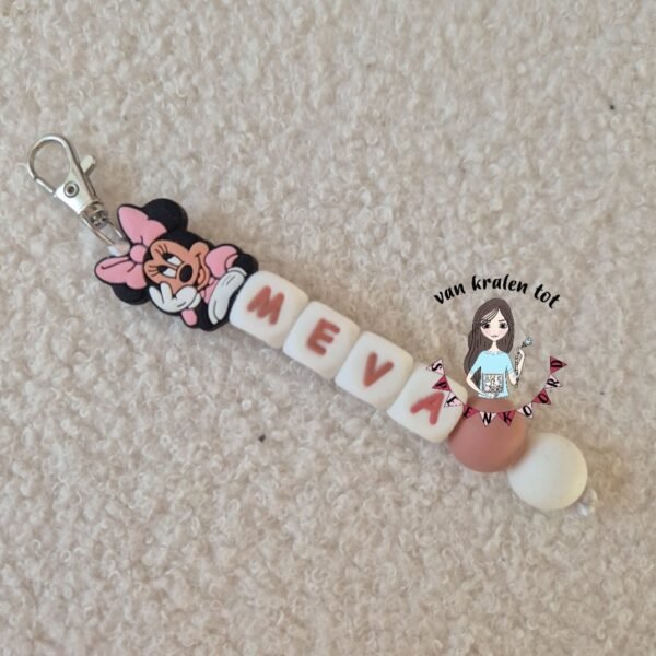 Sleutelhanger/tashanger Minnie Mouse
