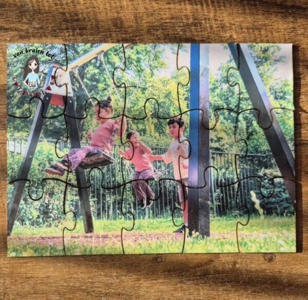 Houten kinder fotopuzzel