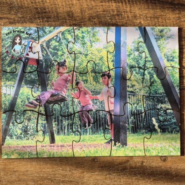 Houten kinder fotopuzzel