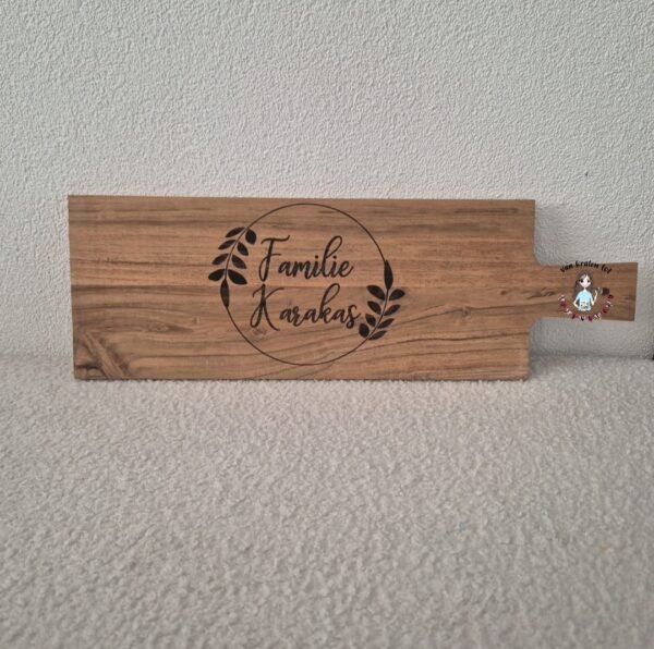 Borrelplank rechthoek graveren