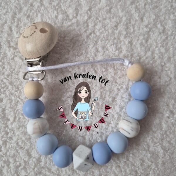 Speenkoord blauw