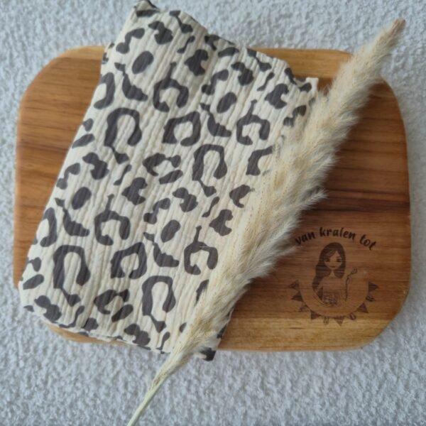 Borstvoedingsdoek Luipaard bruin