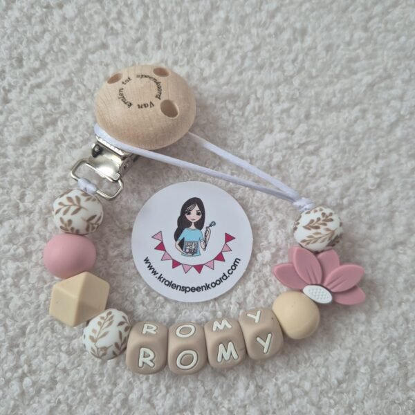 Speenkoord Romy bloem