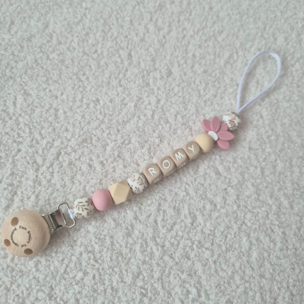 Speenkoord Romy bloem