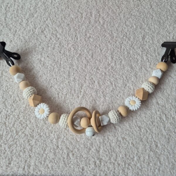 wagenspanner met ringen Wagenspanner witte daisy en ringen