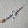 Speenkoord blauw regenboog