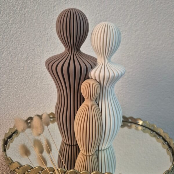 Decoratieset met schaal - vaas- pop