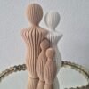 Gezinsbeeldjes - 3D geprint - 3 beeldjes