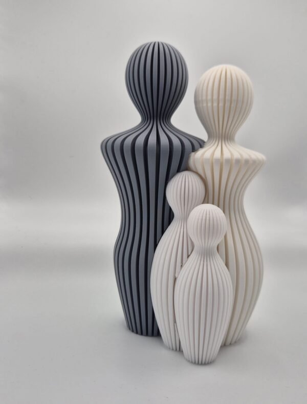 Gezinsbeeldjes - 3D geprint - 3 beeldjes