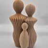 Gezinsbeeldjes - 3D geprint - 3 beeldjes