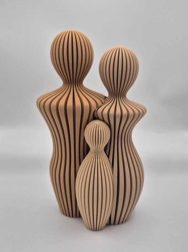 Gezinsbeeldjes - 3D geprint - 3 beeldjes
