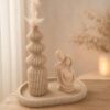 Decoratieset met schaal - vaas- pop