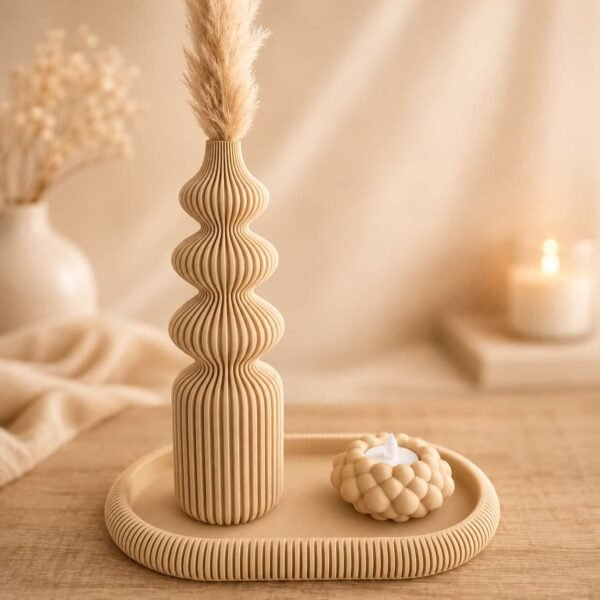 Decoratieset met schaal - vaas- pop