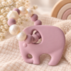 Bijtring roze olifant