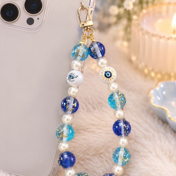 Telefoonkoord blauw